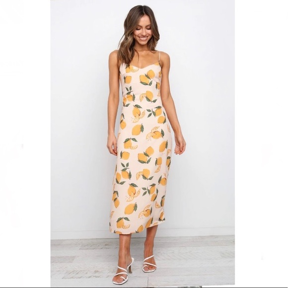 Petal & Pup Dresses & Skirts - Petal and Pup Pedro Lemon Dress - Size 10
